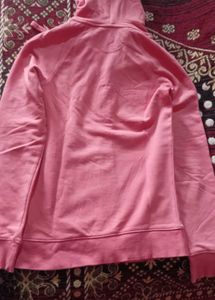 Pink Zip-Up Hoodie