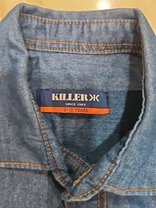 boys Denim Casual Shirt