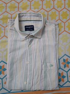 Men's Striped Short Sleeve Shirt