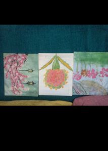 Set of 6 canvas paintings