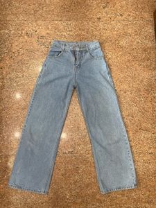 Light Wash Wide Leg Jeans