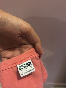 Puma Round Neck Slim Fit Crop Top