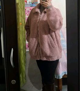 Pink Teddy Coat
