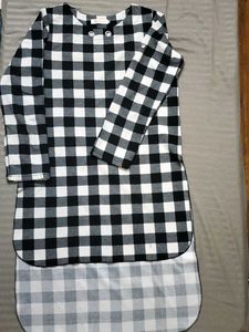 Checkered Long Sleeve Top