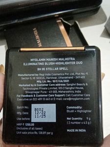 Manish Malhotra Illuminating Blush-Highlighter Duo