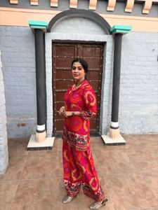 Vibrant Printed Kurta Set with Pants