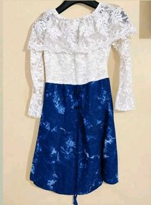 White Lace Off-Shoulder dress