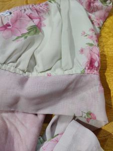 Floral Back Design Top!