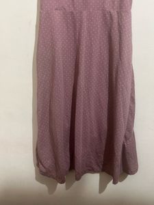 Elegant Lavender Midi Dress