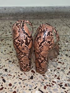 Cheetah Print Wedges