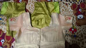 Designer Silk Blouse Set