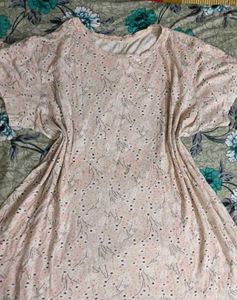 Cozy Pink Printed Nightwear