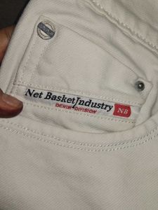 white denim jeans
