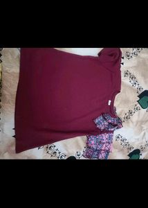 Beautiful Sleeve design Top in XL size