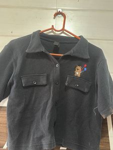 Cute Bear Crop Shirt