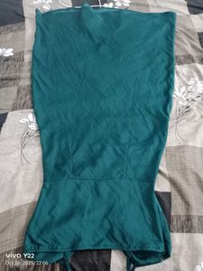 Teal Ruched Bodycon Dress