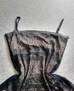 Elegant Lace Trim Cami Slip Dress