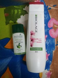 2 Shampoo    1.biotique Exp 2025     2.biolage Exp 2025