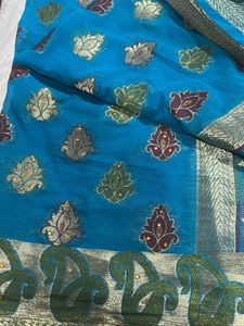 Beautiful Blue  gorgeous Saree