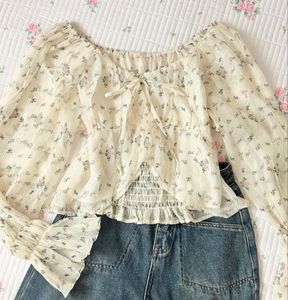 vintage cottage core top