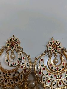 Kundan Chandbali big size