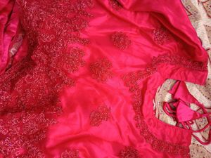 Stunning Pink Embroidered Lehenga Set