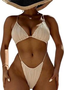 Textured Bikini Set