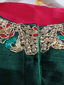 Designer saree with blause red sare