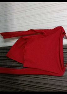Sheer Red Top