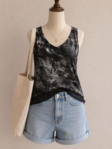 Stylish V-Neck Tank Top
