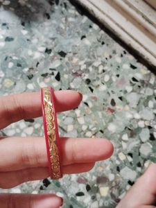 Set of Red and Gold Bangles