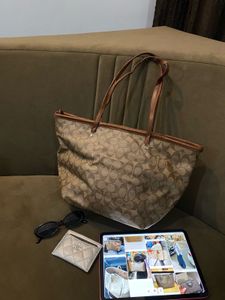 Coach Monogram Tote Bag
