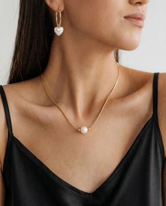 Pearl 18K Gold Plated Anti Tarnish Necklace