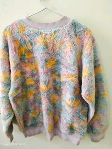 Pastel Fuzzy Pullover Sweater