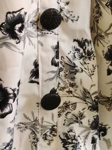 B&amp;W FLORAL KURTA SET