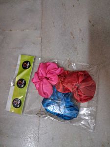 Set of 3 Satin Scrunchies
