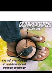 Men's Synthetic Leather Slippers