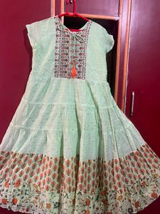 Long Frock Light green