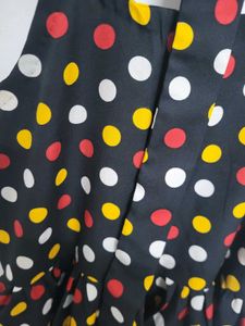 Fun Polka Dot Sundress with neck scarf