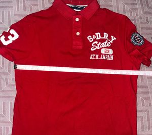 Superdry Red Polo Shirt