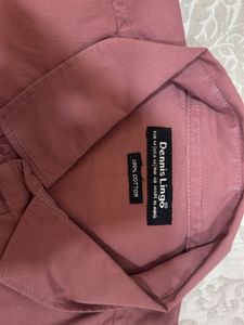 Full Sleeves Pink Shirt