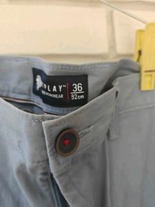 Men's Light Blue Casual Pants