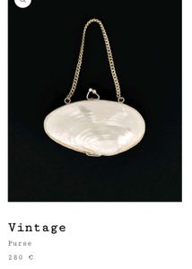 Rare Mother of pearl shell coin purse