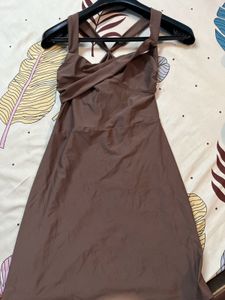 🐻Brown Casual Dress