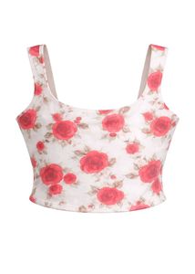 Coquette roses y2k Floral Corset Savana Top f