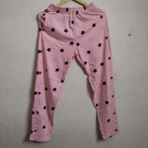 Stretchable Pink Nightsuit Set