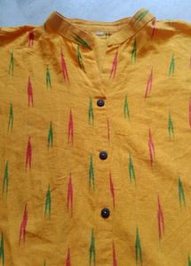 🌹🌼Ikkat Cotton Kurti + dupatta