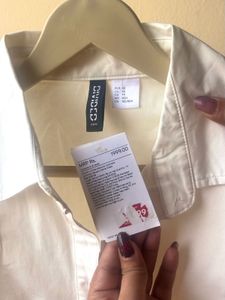 H&amp;M Gathered Shirt Dress