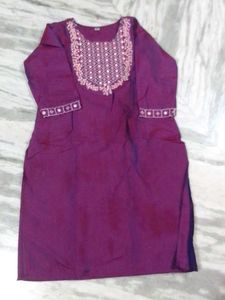 purple kurta