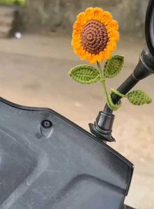 Crochet sunflower scooty charm 🌻